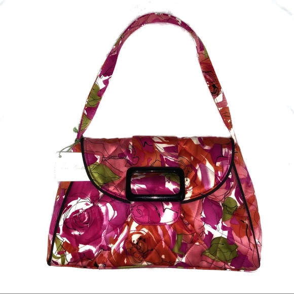 Vera Bradley Handbags - 📁 Vera Bradley Vintage Rose Eleanor Bag NWT